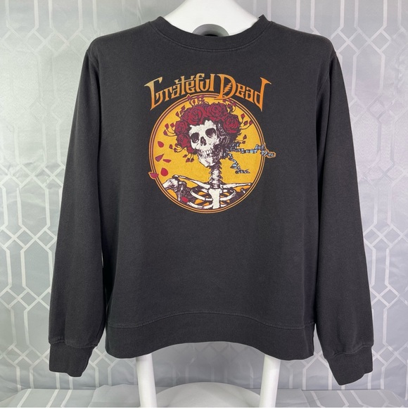 Vintage-Style Grateful Dead "Bertha" Crewneck Sweatshirt - Black Size Large - Picture 1 of 12